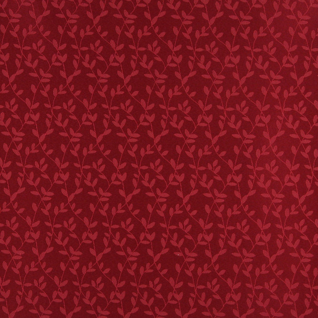 Charlotte Fabric 4315 Ruby Vine Uptown Jacquards V 55% Cotton, 45% Polyester Asia Exceeds 70,000 Wyzenbeek Rubs (Heavy Duty) Horizontal: 3.5" x Vertical: 7.5" 54 Inches - My Fabric Connection -