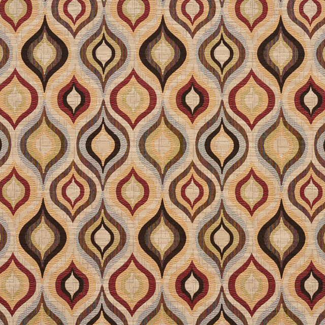 Charlotte Fabric 5704 Veranda Lantern Woven Patterns 82% Polyester, 18% Cotton Asia Exceeds 70,000 Wyzenbeek Rubs (Heavy Duty) Horizontal: 7.5" x Vertical: 11" 54 Inches - My Fabric Connection -