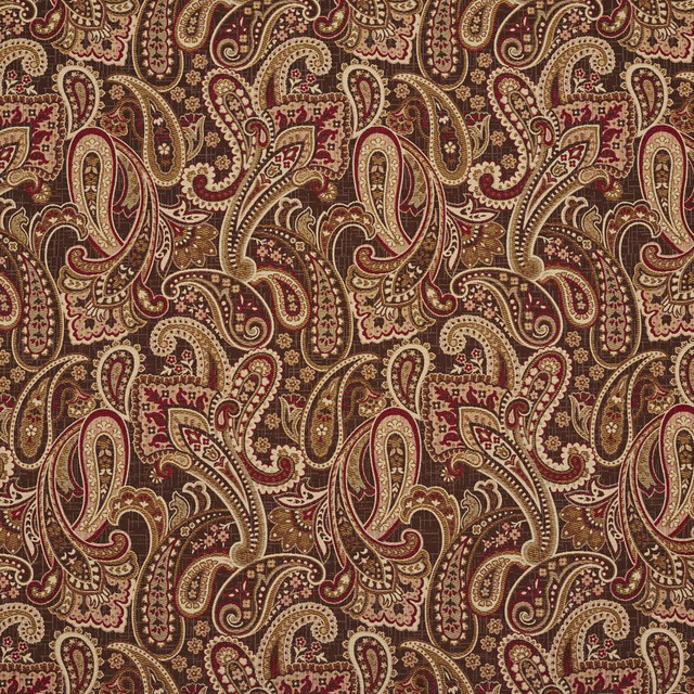 Charlotte Fabric 5710 Adobe Phoenix Woven Patterns 82% Polyester, 18% Cotton Asia Exceeds 70,000 Wyzenbeek Rubs (Heavy Duty) Horizontal: 14.5" x Vertical: 28" 54 Inches - My Fabric Connection -