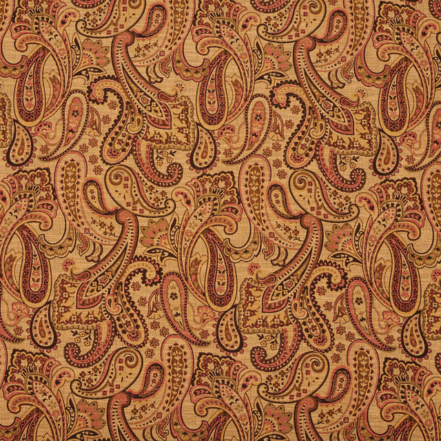 Charlotte Fabric 5712 Tiki Phoenix Woven Patterns 82% Polyester, 18% Cotton Asia Exceeds 70,000 Wyzenbeek Rubs (Heavy Duty) Horizontal: 14.5" x Vertical: 28" 54 Inches - My Fabric Connection -