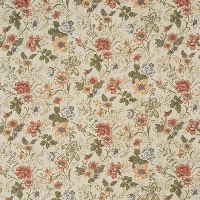Charlotte Fabric 6929 Spring Glorious Gardens & Ring Book Page #31 60% Polyester, 40% Cotton Asia Exceeds 100,000 Wyzenbeek Rubs (Heavy Duty) Horizontal: 27.0" x Vertical: 13.5" 54 Inches - My Fabric Connection -