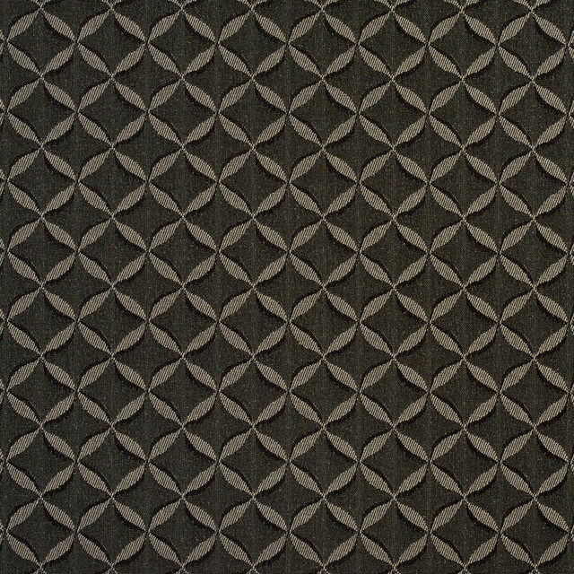 Charlotte Fabric 2755 Charcoal Durables II 100% Woven Polyester Made In USA Exceeds 100,000 Wyzenbeek Rubs (Heavy Duty) Horizontal: 1" x Vertical: 1" 54 Inches - My Fabric Connection -