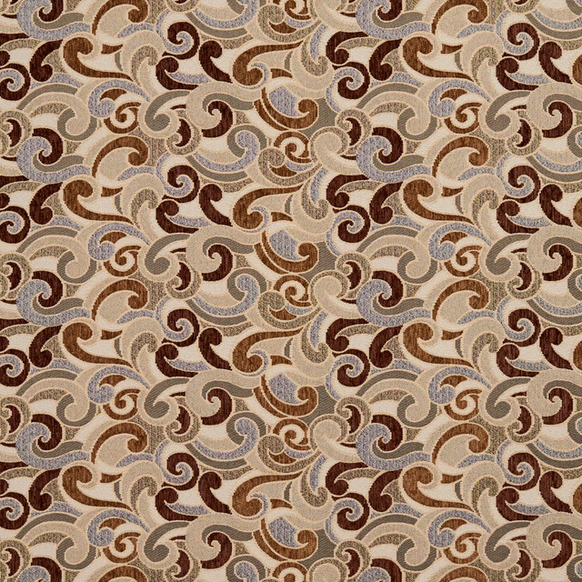 Charlotte Fabric 8536 Harvest/Flutter Contemporary Wovens 100% Woven Polyester Asia Exceeds 100,000 Wyzenbeek Rubs (Heavy Duty) Horizontal: 17" x Vertical: 7.5" 54 Inches - My Fabric Connection -