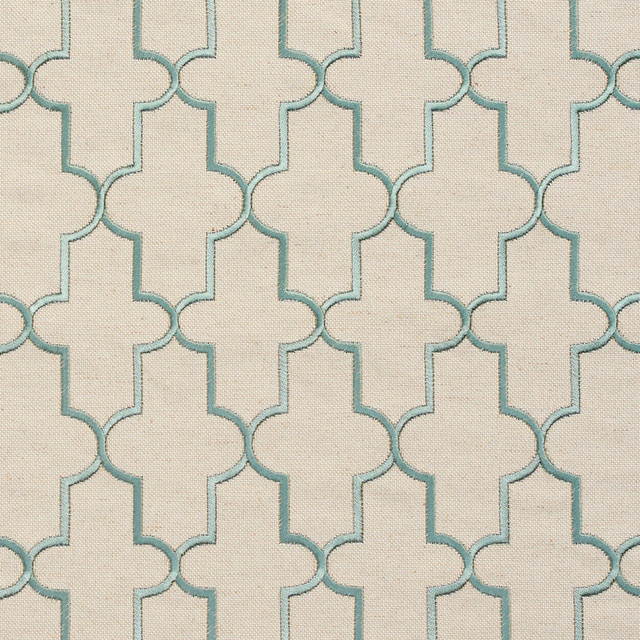 Charlotte Fabric 20930-05 Embroidered Linens 44% Rayon, 30% Polyester, 26% Linen Asia Exceeds 120,000 Wyzenbeek Rubs (Heavy Duty) Horizontal: 2.25" x Vertical: 3.25" 54 Inches - My Fabric Connection -