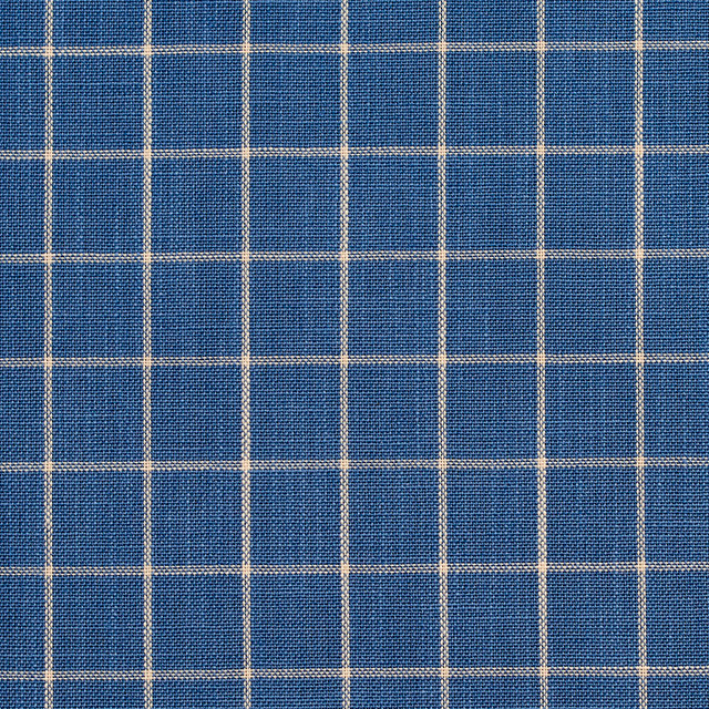 Charlotte Fabric D123 Wedgewood Checkerboard Clubhouse Collection 100% Woven Polyester Asia Exceeds 120,000 Wyzenbeek Rubs (Heavy Duty) Horizontal: 1" x Vertical: 1" 54 Inches - My Fabric Connection -