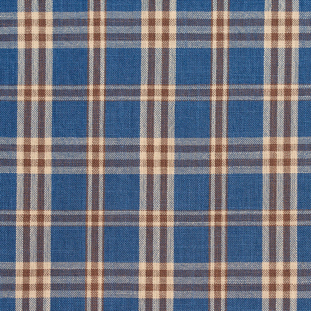 Charlotte Fabric D151 Wedgewood Tartan Clubhouse Collection 100% Woven Polyester Asia Exceeds 120,000 Wyzenbeek Rubs (Heavy Duty) Horizontal: 3.75" x Vertical: 3.75" 54 Inches - My Fabric Connection -