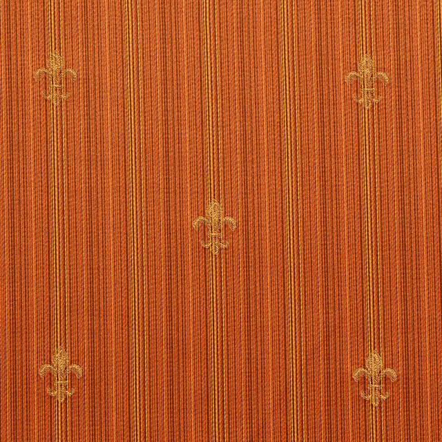 Charlotte Fabric D314 Amber Medallion Old World Classics 70% Polyester, 30% Cotton Spain Exceeds 30,000 Wyzenbeek Rubs (Heavy Duty) Horizontal: 7" x Vertical: 6.5" 54 Inches - My Fabric Connection -