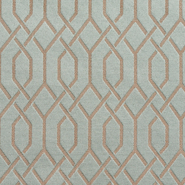 Charlotte Fabric D184 Seamist Lattice Sateens 100% Woven Polyester Asia Exceeds 100,000 Wyzenbeek Rubs (Heavy Duty) Horizontal: 2" x Vertical: 2.75" 54 Inches - My Fabric Connection -