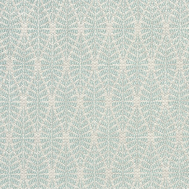 Charlotte Fabric CB700-209 Shades of Teal 70% Polyester, 30% Rayon Asia Exceeds 130,000 Wyzenbeek Rubs (Heavy Duty) Horizontal: 1.5" x Vertical: 3" 54 Inches - My Fabric Connection -