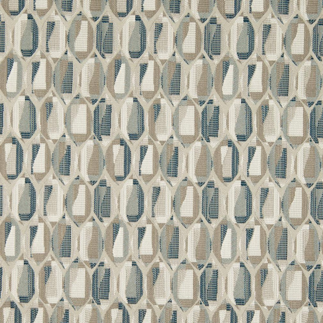Charlotte Fabric D820 Carlsbad/Sky Contemporary Wovens II 100% Woven Polyester Asia Exceeds 42,000 Wyzenbeek Rubs (Heavy Duty) Horizontal 4.5" x Vertical 4" 54 Inches - My Fabric Connection -
