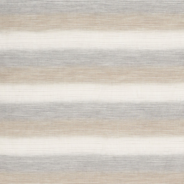Schumacher Fabric Horizon Casement Dune & Grey 75771 Natural-Sheers 88% Wool, 12% Polyester - Horizontal: - and Vertical: 11 116 - My Fabric Connection -
