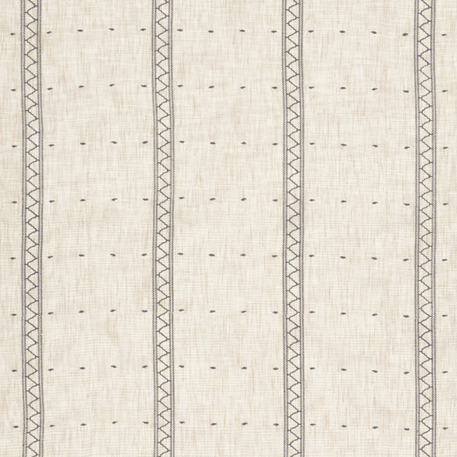Schumacher Fabric Bhuttis Sheer Natural 75800 Natural-Sheers 60% Linen, 40% Polyester - Horizontal: 13.125 and Vertical: 6 57.75 - My Fabric Connection -