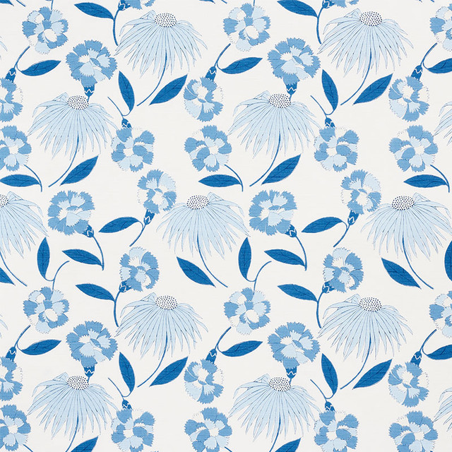 Schumacher Fabric Bouquet Toss Afternoon Blue 177852 Celerie-Kemble 55% Linen, 45% Cotton Wyzenbeek 15,000 Horizontal: 18 and Vertical: 25 54.25 - My Fabric Connection - Schumacher Fabric Bouquet Toss Afternoon Blue 177852 Celerie-Kemble 55% Linen, 45% Cotton Wyzenbeek 15,000 Horizontal: 18 and Vertical: 25 54.25 - My Fabric Connection -