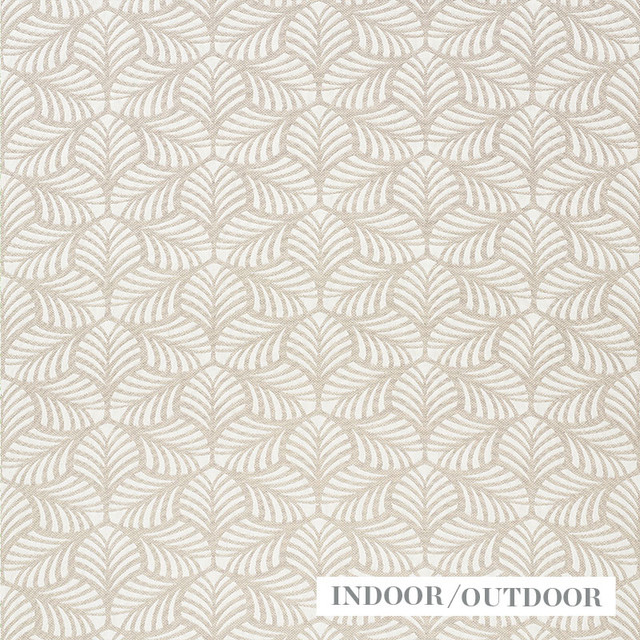 Schumacher Fabric Sonia II Natural 73820 Indoor-Outdoor-Wovens 97% Acrylic, 3% Polyamid Martindale 30,000 Horizontal: 13.5 and Vertical: 6.5 54 - My Fabric Connection -