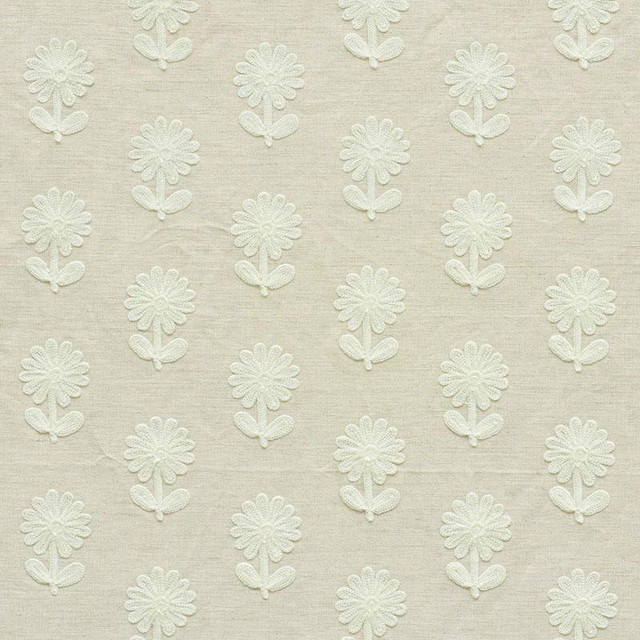Schumacher Fabric Paley Embroidery Natural 73482 Happy Together 2.0" - My Fabric Connection -