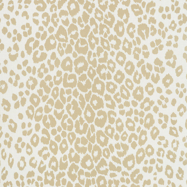 Schumacher Fabric Iconic Leopard Indoor/Outdoor Linen 177321 Indooroutdoor-Ii-Prints-Wovens 100% Polyester Martindale 80,000 Horizontal: 27.25 and Vertical: 26.25 54.5 - My Fabric Connection -