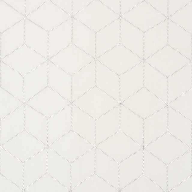 Schumacher Fabric Atria Silver 72670 Essentials-Sheers-Casements 90% Linen, 7% Acrylic, 3% Viscose - Horizontal: 4 and Vertical: 7.75 51 - My Fabric Connection -