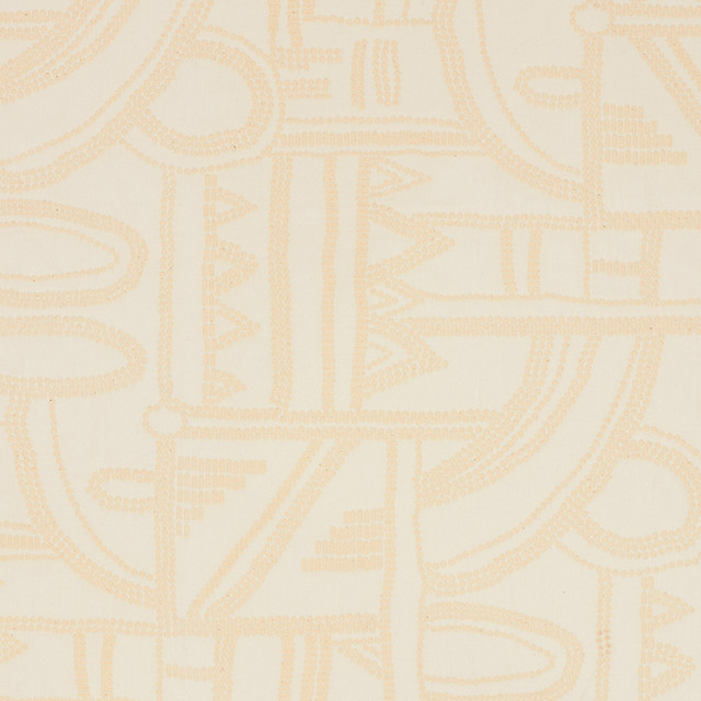 Schumacher Fabric Nadia Matelasse Ivory 71920 Caravanne 100% Cotton - Horizontal: 26.5 and Vertical: 24.5 52.5 - My Fabric Connection -