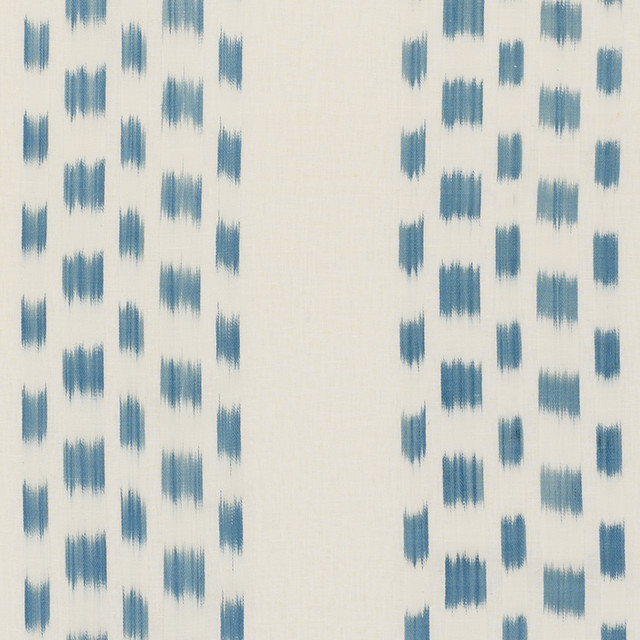 Schumacher Fabric Izmir Stripe Sky 69472 Ikat-Collection 65% Linen, 35% Cotton - Horizontal: 10.75 and Vertical: 2.5 55 - My Fabric Connection - Schumacher Fabric Izmir Stripe Sky 69472 Ikat-Collection 65% Linen, 35% Cotton - Horizontal: 10.75 and Vertical: 2.5 55 - My Fabric Connection -
