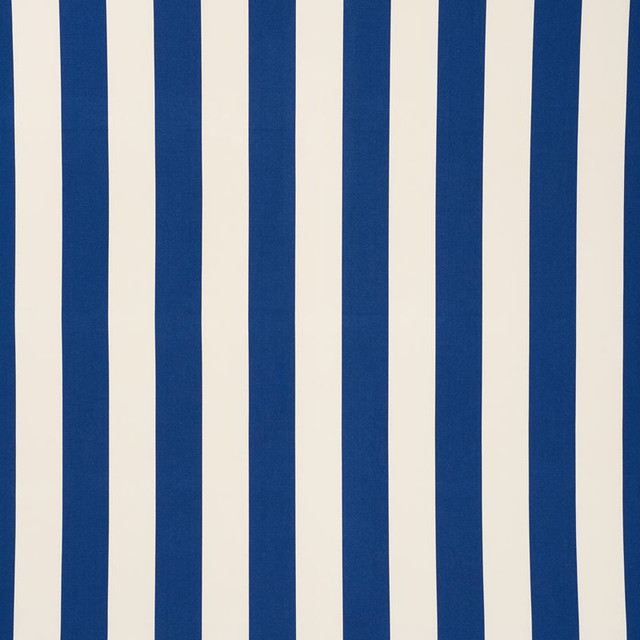 Schumacher Fabric Cabana Stripe Indigo 71750 Indooroutdoor-Prints-Wovens 100% High Wyzenbeek 100,000 Horizontal: 7 and Vertical: - 57.75 - My Fabric Connection -