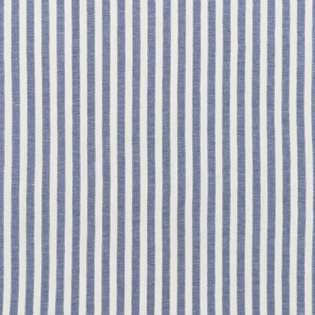Schumacher Fabric Regatta Linen Stripe Chambray 70030 Essentials-Sheers-Casements 100% Linen Martindale 3,000 Horizontal: - and Vertical: 1 118 - My Fabric Connection -