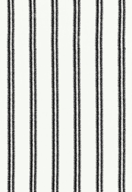 Schumacher Fabric Paloma Embroidery Ebony 68793 Chroma 76% Linen, 22% Viscose, 2% Cotton - Horizontal: 4.25 and Vertical: 5/8- 51 - My Fabric Connection -