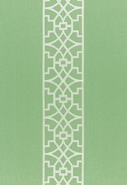 Schumacher Fabric Don't Fret Lettuce 66180 Mary-McDonald 73% Linen, 27% Viscose Martindale 6,000 Horizontal: 27 and Vertical: 7.75 55 - My Fabric Connection -