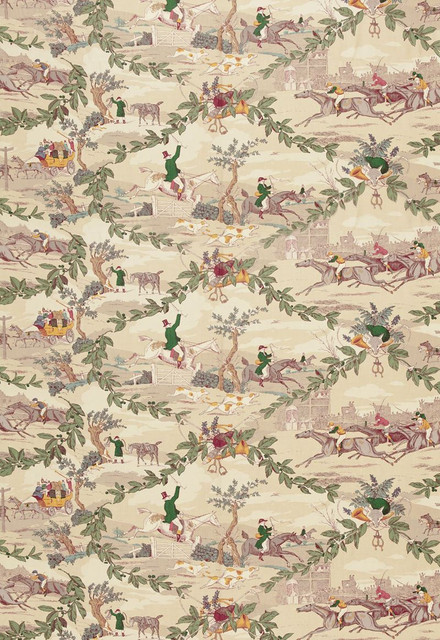 Schumacher Fabric Aston Manor Print Document 175140 Classic-Prints 100% Linen - Horizontal: 54 and Vertical: 21.25 54 - My Fabric Connection -
