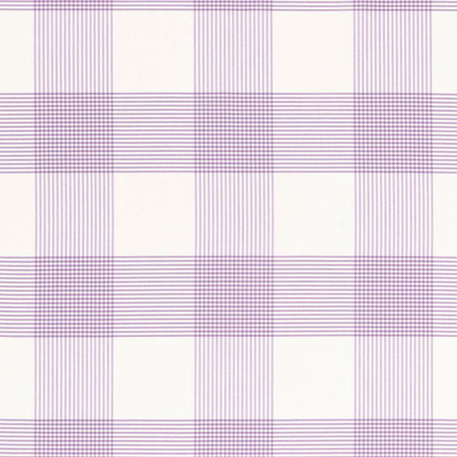 Schumacher Fabric Antigua Plaid Lavender 68030 Calypso 8.88" - My Fabric Connection -