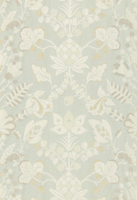 Schumacher Fabric Sorano Weave Celestial 66390 Palazzo 35% Linen, 25% Cotton, 25% Viscose, 15% Silk Wyzenbeek 10,000 Horizontal: 27 and Vertical: 26 54 - My Fabric Connection -