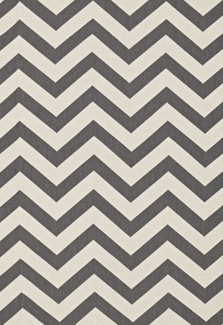 Schumacher Fabric Antibes Chevron Oxford Grey 65922 Cote-D&#39;azure 100% Solution Wyzenbeek 15,000 Horizontal: 9 and Vertical: 4.5 54 - My Fabric Connection -