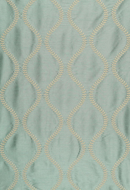 Schumacher Fabric Agadir Embroidery Aqua 65753 Chroma 100% Polyester Wyzenbeek 12,000 Horizontal: 3.25 and Vertical: 7.5 50.5 - My Fabric Connection - Schumacher Fabric Agadir Embroidery Aqua 65753 Chroma 100% Polyester Wyzenbeek 12,000 Horizontal: 3.25 and Vertical: 7.5 50.5 - My Fabric Connection -