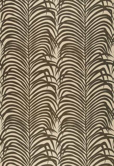 Schumacher Fabric Zebra Palm Java 174970 Exuberant-Prints 58% Jute, 42% Linen - Horizontal: 27 and Vertical: 35 54 - My Fabric Connection -