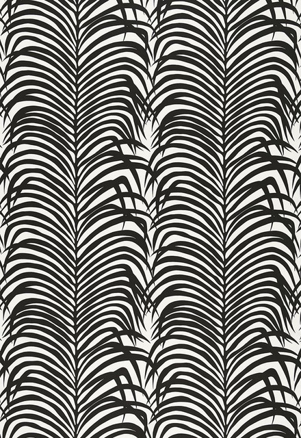 Schumacher Fabric Zebra Palm Ebony 174872 Good-Vibrations 55% Linen, 45% Cotton - Horizontal: 27 and Vertical: 35 54 - My Fabric Connection - Schumacher Fabric Zebra Palm Ebony 174872 Good-Vibrations 55% Linen, 45% Cotton - Horizontal: 27 and Vertical: 35 54 - My Fabric Connection -