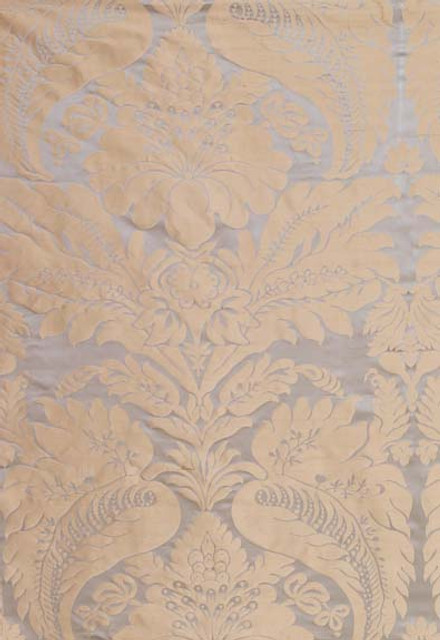 Schumacher Fabric Bennet Silk Damask Mineral 63731 Pemberley-Silks 65% Dupioni, 35% Silk - Horizontal: 27 and Vertical: 31.25 54 - My Fabric Connection -