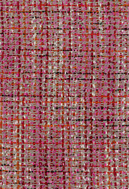 Schumacher Fabric Babe's Tweed Maraschino 54231 Chroma 46% Viscose, 28% Silk, 18% Polyester, 8% Cotton Martindale 1,000 Horizontal: - and Vertical: - 54 - My Fabric Connection -