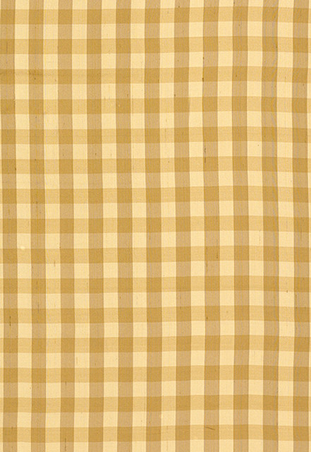 Schumacher Fabric Inglebury Silk Check Coin 3439001 - 100% Silk Martindale 1,000 Horizontal: 1.125 and Vertical: 1.125 54 - My Fabric Connection -