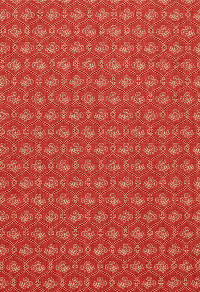Schumacher Fabric Ashley Lattice Coral 3390043 Chroma 73% Cotton, 27% Viscose Wyzenbeek 12,000 Horizontal: 2.25 and Vertical: 3.25 54 - My Fabric Connection -