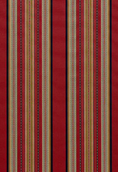 Schumacher Fabric Wellington Stripe Multi On Spice 3322023 Chroma 73% Cotton, 27% Viscose Wyzenbeek 20,000 Horizontal: 9.25 and Vertical: - 54 - My Fabric Connection -
