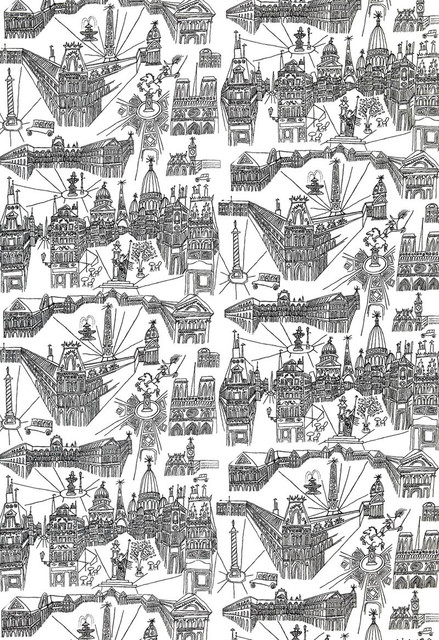 Schumacher Fabric Views Of Paris Black On White 2628830 Exuberant-Prints 100% Cotton - Horizontal: 54.25 and Vertical: 36.375 54 - My Fabric Connection - Schumacher Fabric Views Of Paris Black On White 2628830 Exuberant-Prints 100% Cotton - Horizontal: 54.25 and Vertical: 36.375 54 - My Fabric Connection -