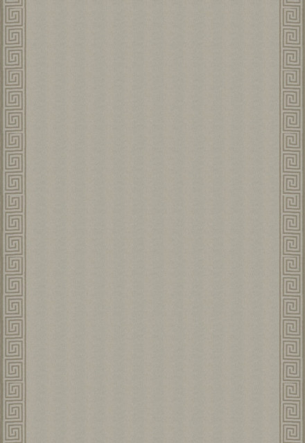 Schumacher Fabric Greek Key Embroidery Pebble and Taupe 25800 COLLECTION-NAME-TBA-25800 75% Cotton, 25% Linen Martindale 20,000 Horizontal: - and Vertical: 4.25 57 - My Fabric Connection -
