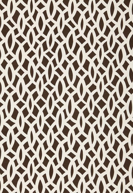 Schumacher Fabric Chain Link Java 174494 Tessera 100% Cotton - Horizontal: 6.75 and Vertical: 18 54 - My Fabric Connection -