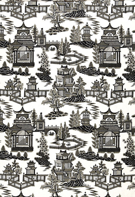 Schumacher Fabric Nanjing Smoke 174433 Exuberant-Prints 100% Linen - Horizontal: 27 and Vertical: 25.25 54 - My Fabric Connection - Schumacher Fabric Nanjing Smoke 174433 Exuberant-Prints 100% Linen - Horizontal: 27 and Vertical: 25.25 54 - My Fabric Connection -