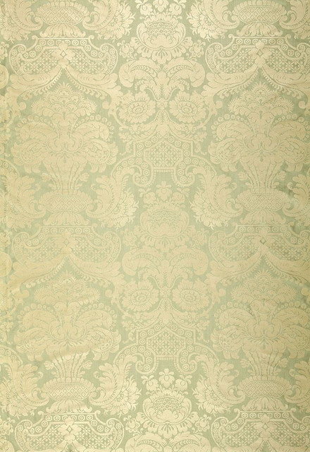 Schumacher Fabric Padova Damask Print Sea Glass 174420 Classic-Prints 100% Silk - Horizontal: 26 and Vertical: 24.5 50.875 - My Fabric Connection - Schumacher Fabric Padova Damask Print Sea Glass 174420 Classic-Prints 100% Silk - Horizontal: 26 and Vertical: 24.5 50.875 - My Fabric Connection -