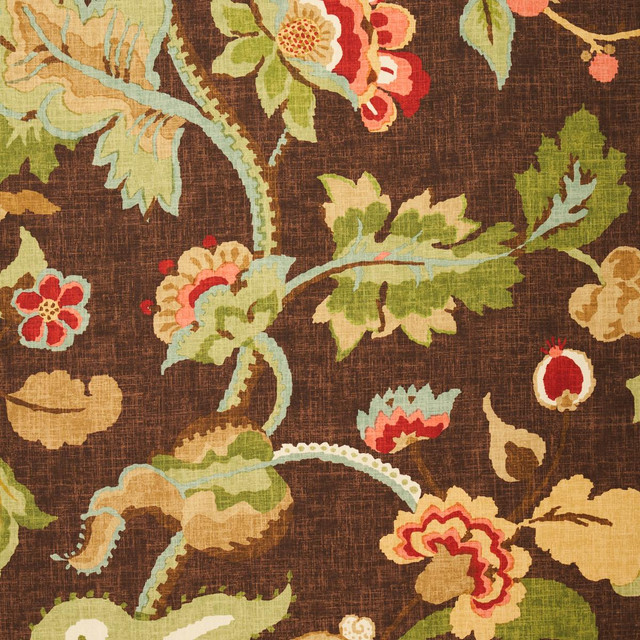Schumacher Fabric Khantau Tree Mahogany 173912 Classic Prints 54.0" - My Fabric Connection -