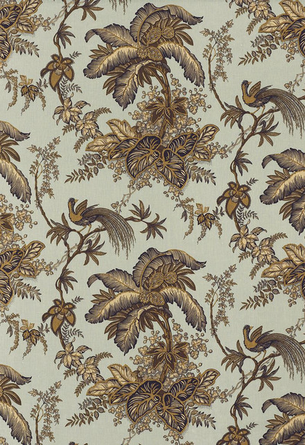 Schumacher Fabric Coconut Grove Aqua & Tan 171114 Classic-Prints 100% Linen - Horizontal: 13.5 and Vertical: 18 54 - My Fabric Connection - Schumacher Fabric Coconut Grove Aqua & Tan 171114 Classic-Prints 100% Linen - Horizontal: 13.5 and Vertical: 18 54 - My Fabric Connection -