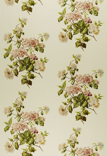Schumacher Fabric Summer Hydrangea Ivory 1315000 Classic-Prints 100% Cotton - Horizontal: 27 and Vertical: 36 54 - My Fabric Connection - Schumacher Fabric Summer Hydrangea Ivory 1315000 Classic-Prints 100% Cotton - Horizontal: 27 and Vertical: 36 54 - My Fabric Connection -