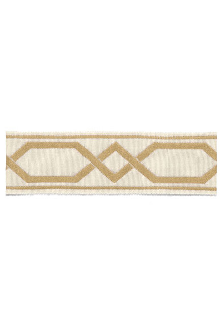 Schumacher Fabric Saint Tropez Braid Sand 63094 Plein-Air-Trimmings 100% Acrylic - Horizontal: - and Vertical: - 1.75 - My Fabric Connection -