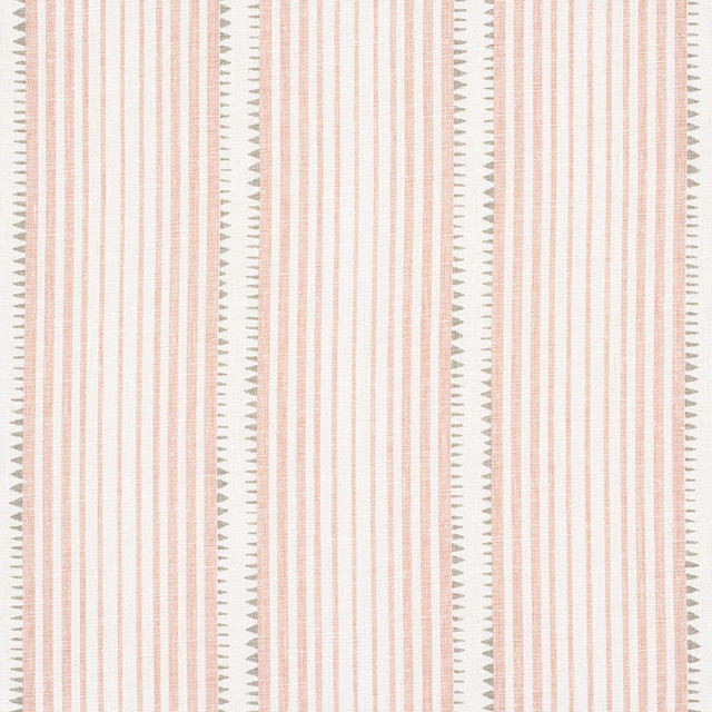 Schumacher Fabric Moncorvo Blush 176273 David-Oliver 100% Linen - Horizontal: 27 and Vertical: 9 54 - My Fabric Connection -