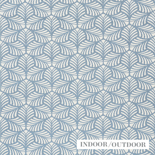 Schumacher Fabric Sonia II Sky 73821 Indoor-Outdoor-Wovens 97% Acrylic, 3% Polyamid Martindale 30,000 Horizontal: 13.5 and Vertical: 6.5 54 - My Fabric Connection -